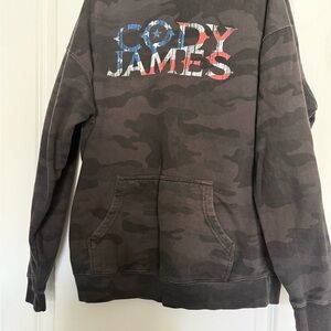 Cody James Kids Camo Hoodie - Black